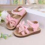 Kids' Sandals Pink Bow Style 2