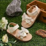 Kids' Sandals Beige Bow Style 2