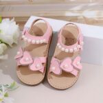 Kids' Sandals Pink Heart Style