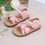 Kids' Sandals Pink Heart Style