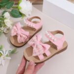 Kids' Sandals Pink Bow Style 2