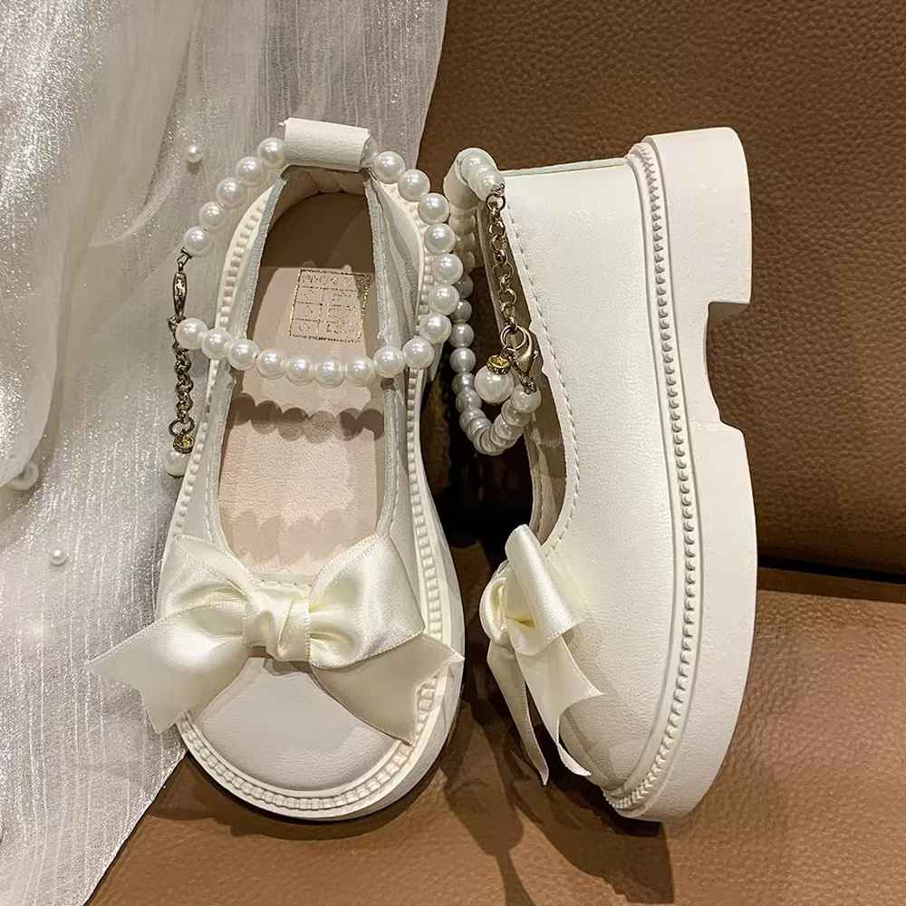 Mary Jane Shoes Bow Decor Mary Jane Shoes