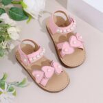 Kids' Sandals Pink Heart Style