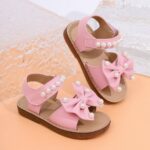 Kids' Sandals Pink Bow Style 3