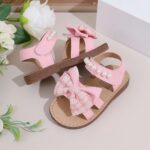 Kids' Sandals Pink Bow Style 2