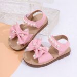Kids' Sandals Pink Bow Style 3