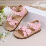 Kids' Sandals Pink Heart Style