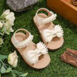 Kids' Sandals Beige Bow Style 3