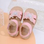 Kids' Sandals Pink Butterfly Style