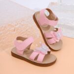 Kids' Sandals Pink Butterfly Style