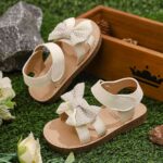 Kids' Sandals Beige Bow Style 2